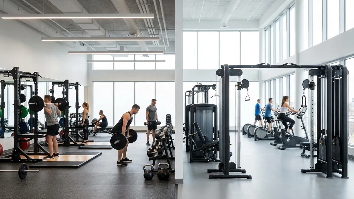 ¿Qué es mejor: pesas libres o máquinas de gimnasio?